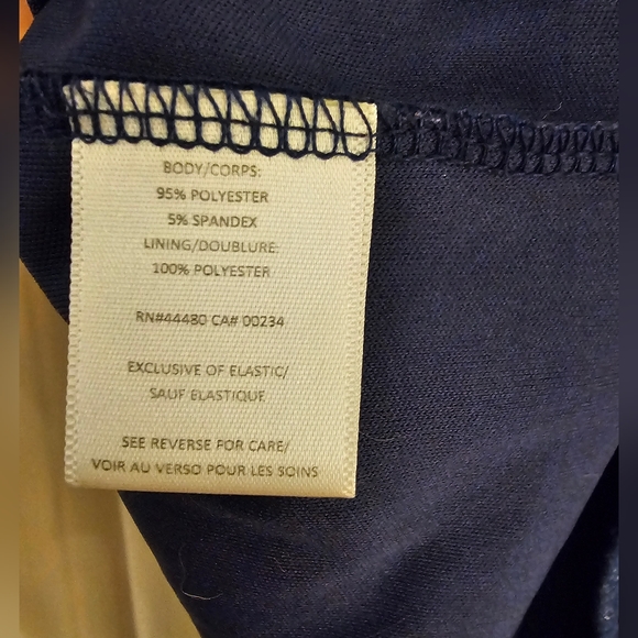 Blue and Gold party dress bodycon size L - Picture 3 of 4